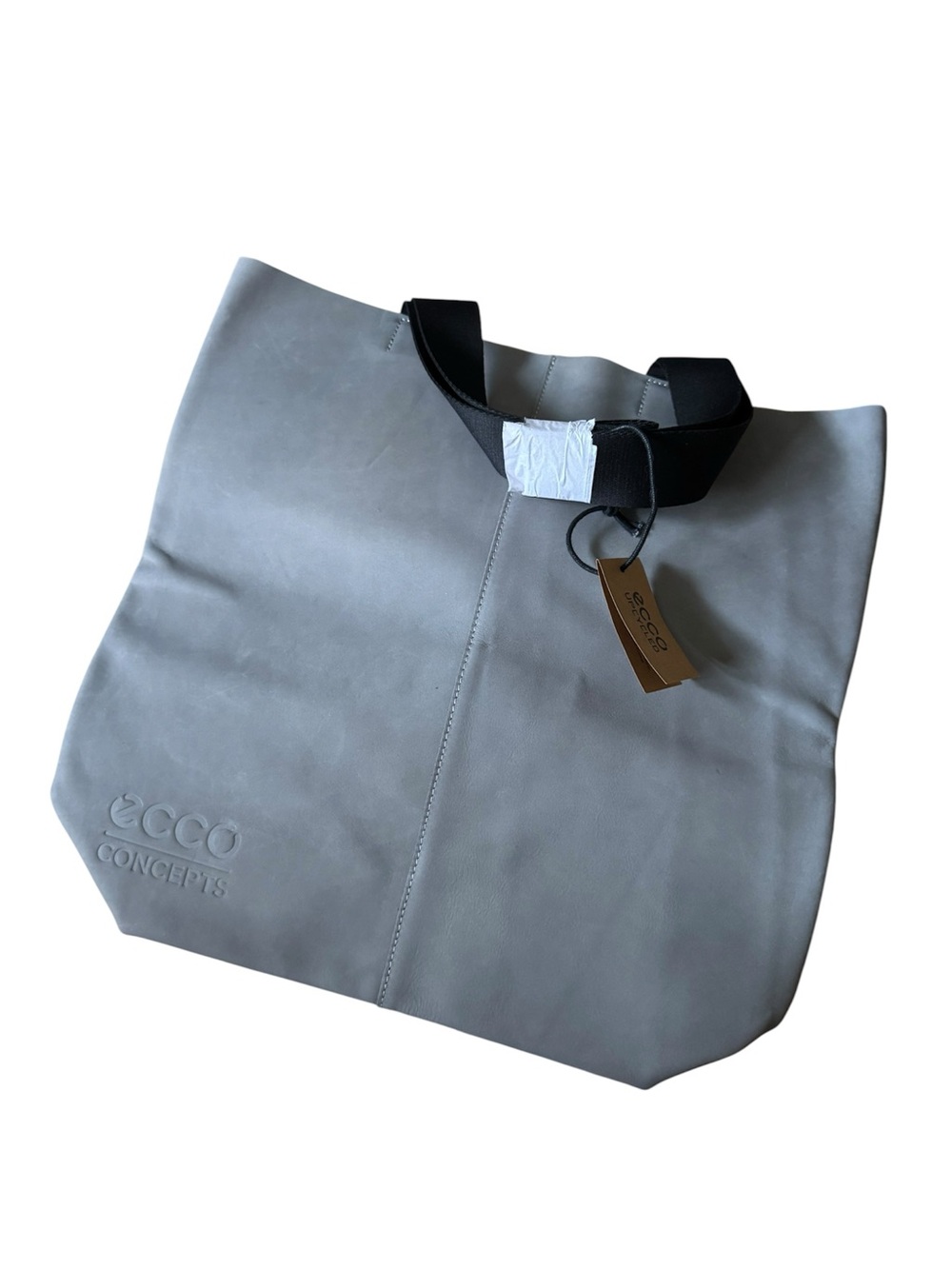 ECCO x Concepts Cncpts Grey Upcycled Leather Tote Bag